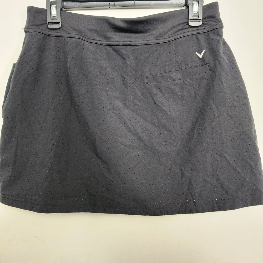 Callaway Golf Skort Womens Medium Black Excellent Perforated Mesh Active Skirt - Picture 2 of 5